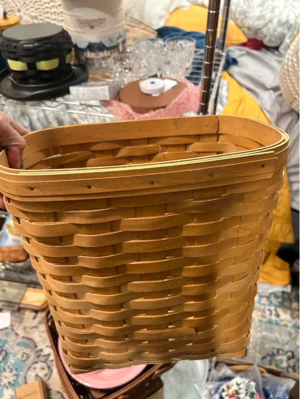 Longaberger Small waste basket